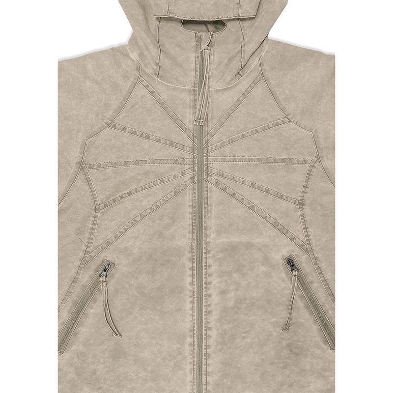 BLEACH LINED JACKET . DIRTY BEIGE