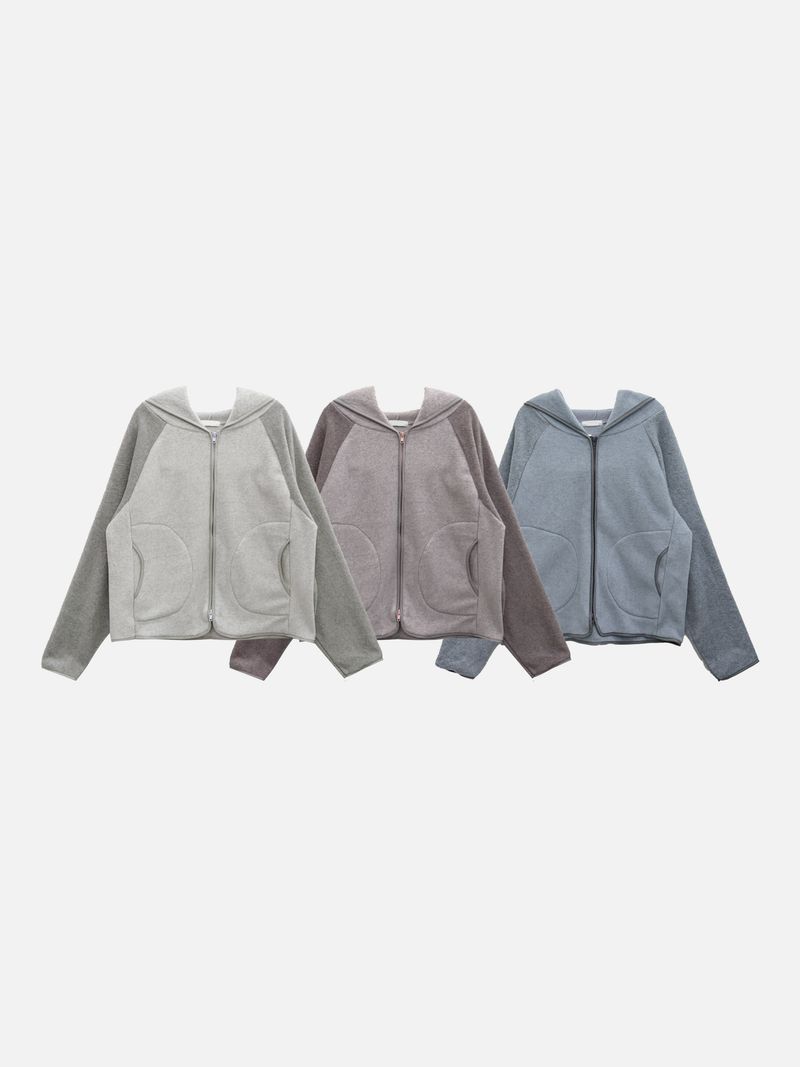 [SET] Fluffy Winter Fleece Zip-Up (3c)