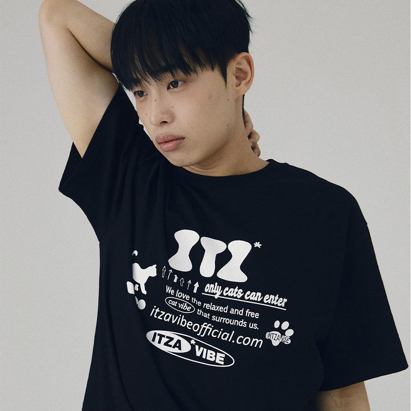 ITZ OFFICIAL LOGO T SHIRT - BLACK