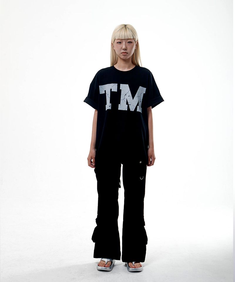 TM CRACK TSHIRT-BLACK
