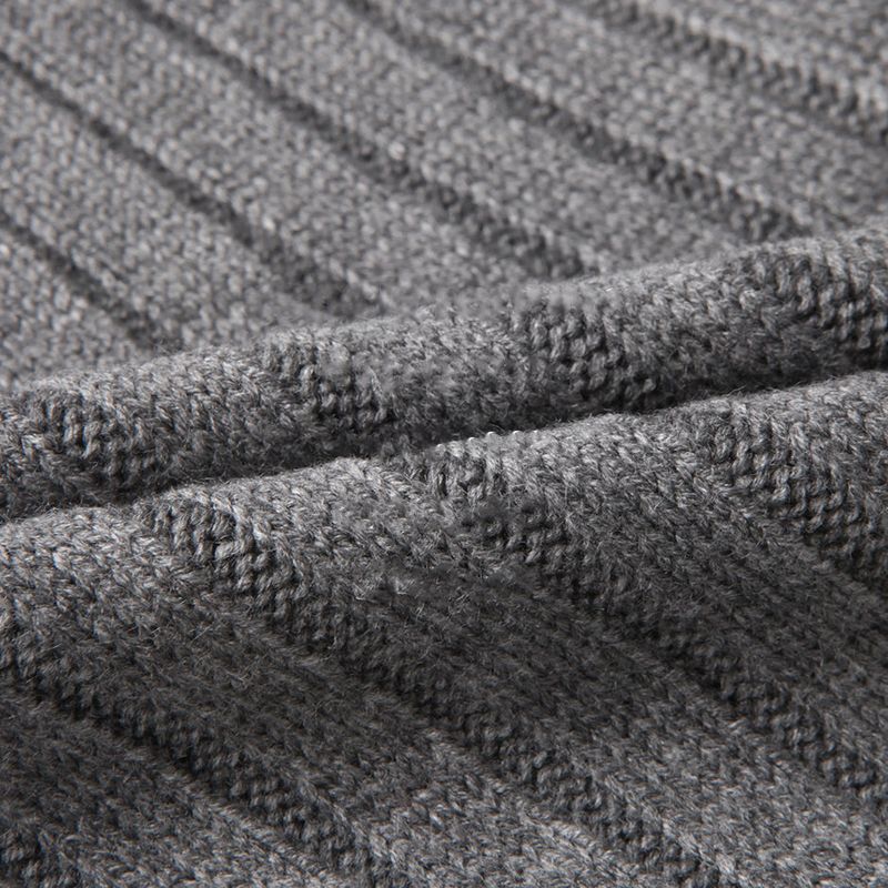 Dot Rivet Ribbed Knit Zip-up