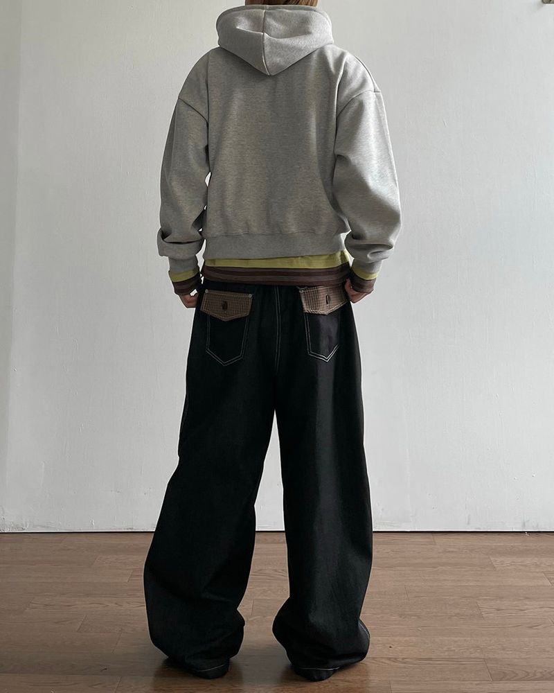 Checker Nonfade Denim Pants