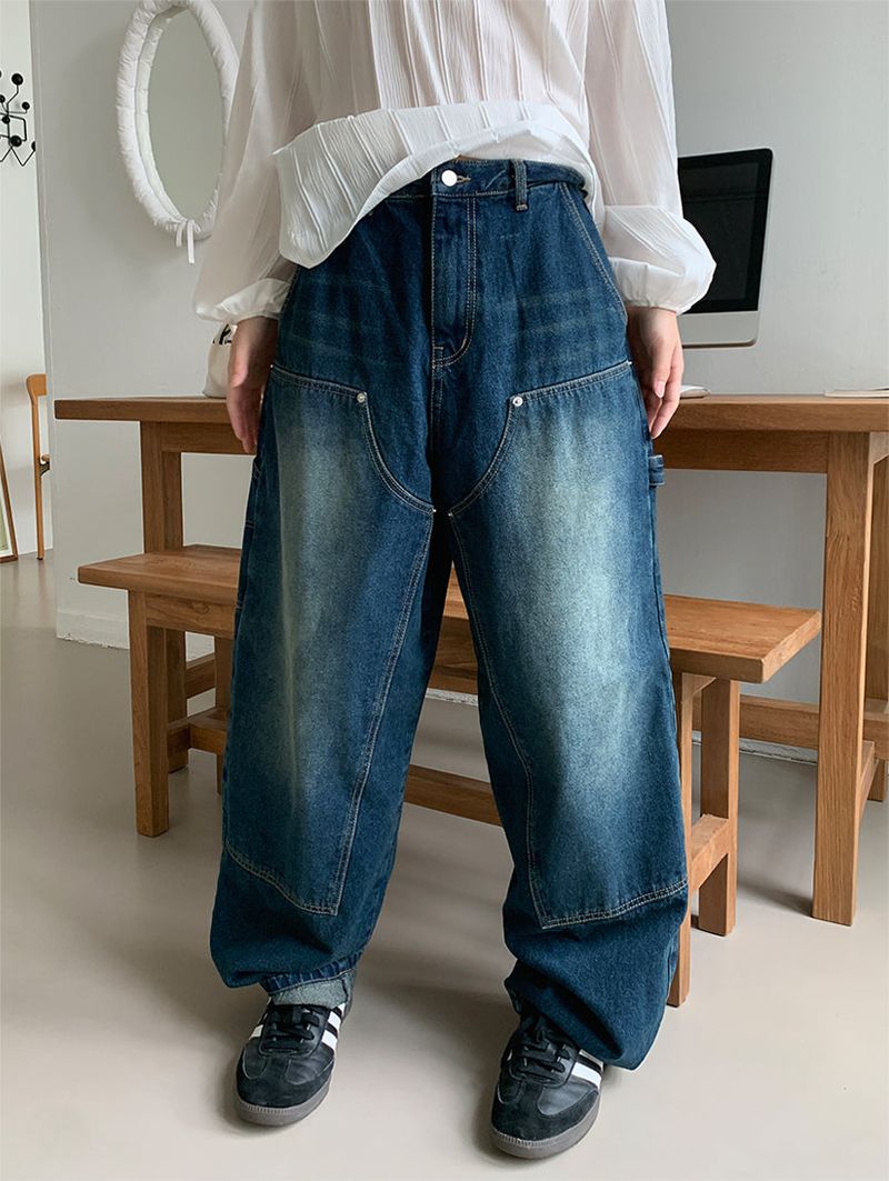 DOUBLE KNEE CARPENTER JEANS (2C)