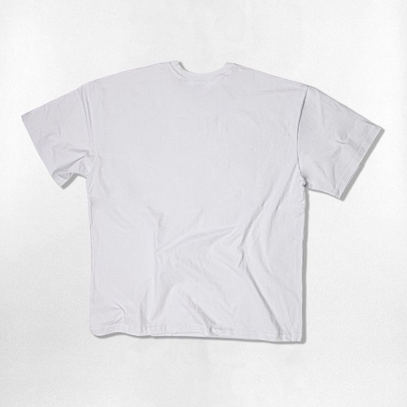 Grid Font Over-fit T-Shirts - 4COLOR