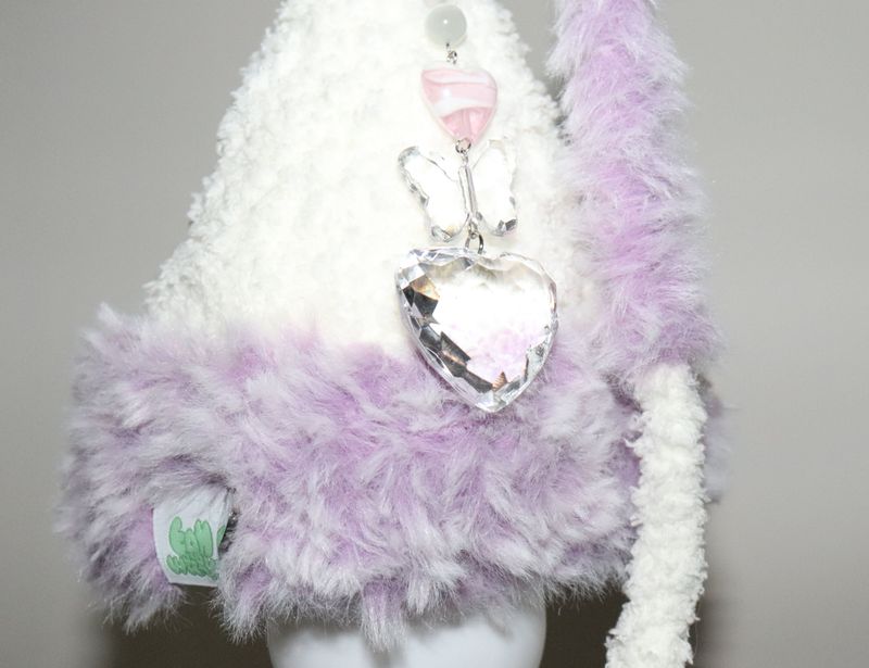 fluffy lavender cozy light