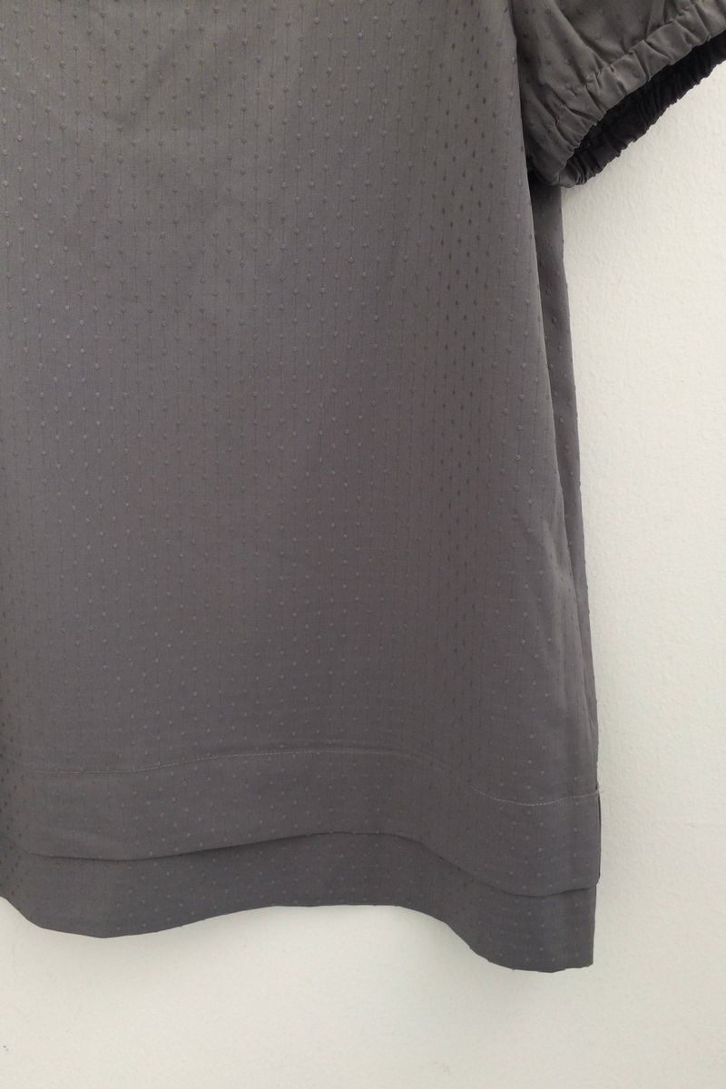 DotTexture Lace Line Mini Dress