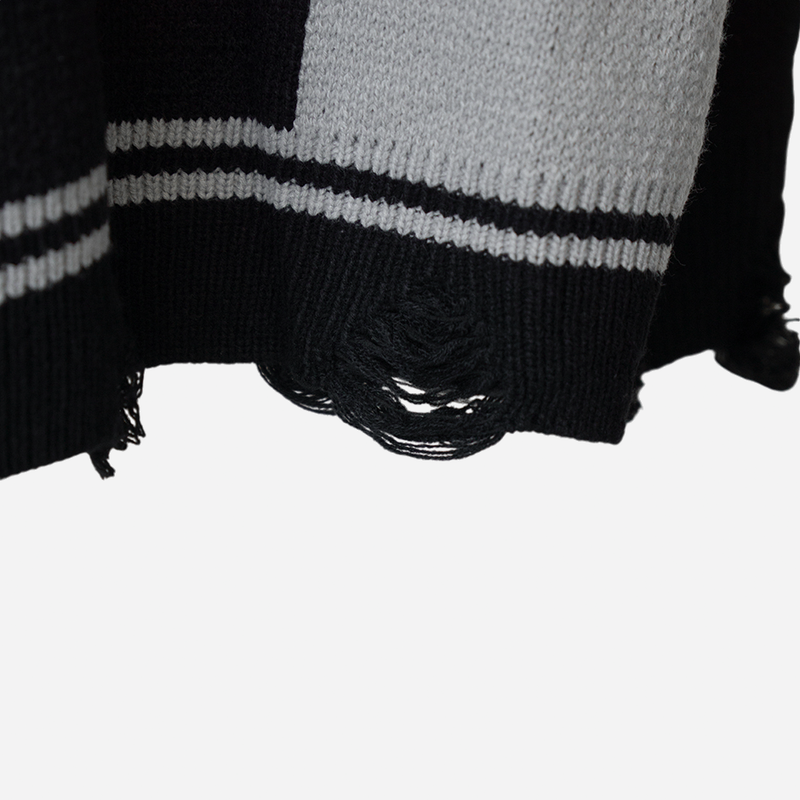 Star-printed Knitwear Zip-Up