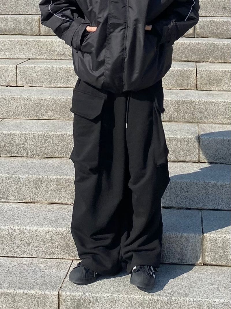 Flicker Cargo Sweat Balloon Pants 2C