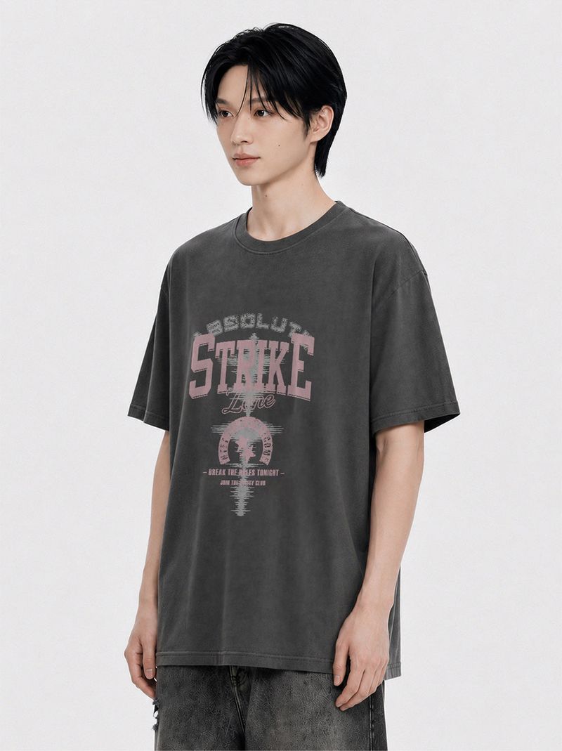 strike zone pigment-dyed short-sleeve t-shirt (3color)
