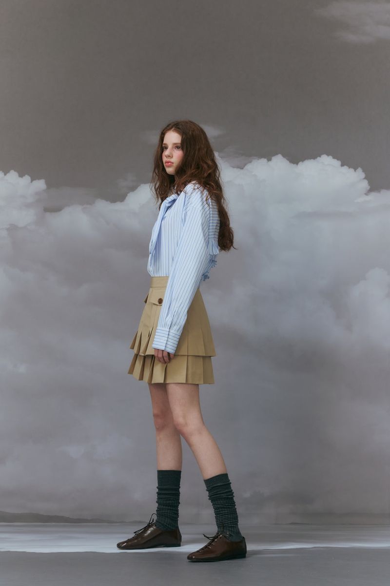 Pleats skirt