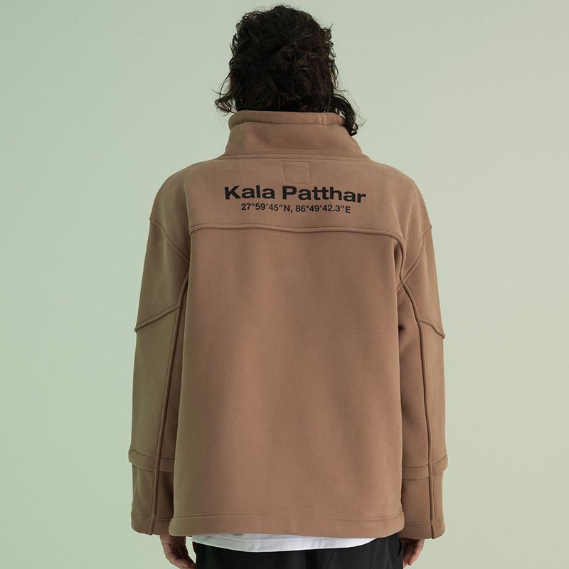 Cotton Napping Turtle String Sweat Shirt - BEIGE
