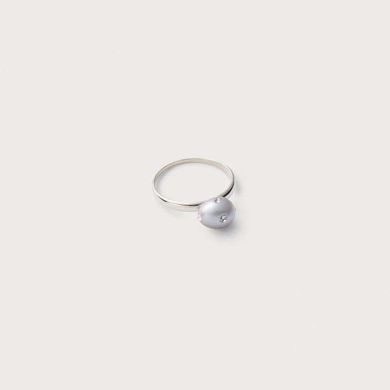 Polkadots Ring, Silver