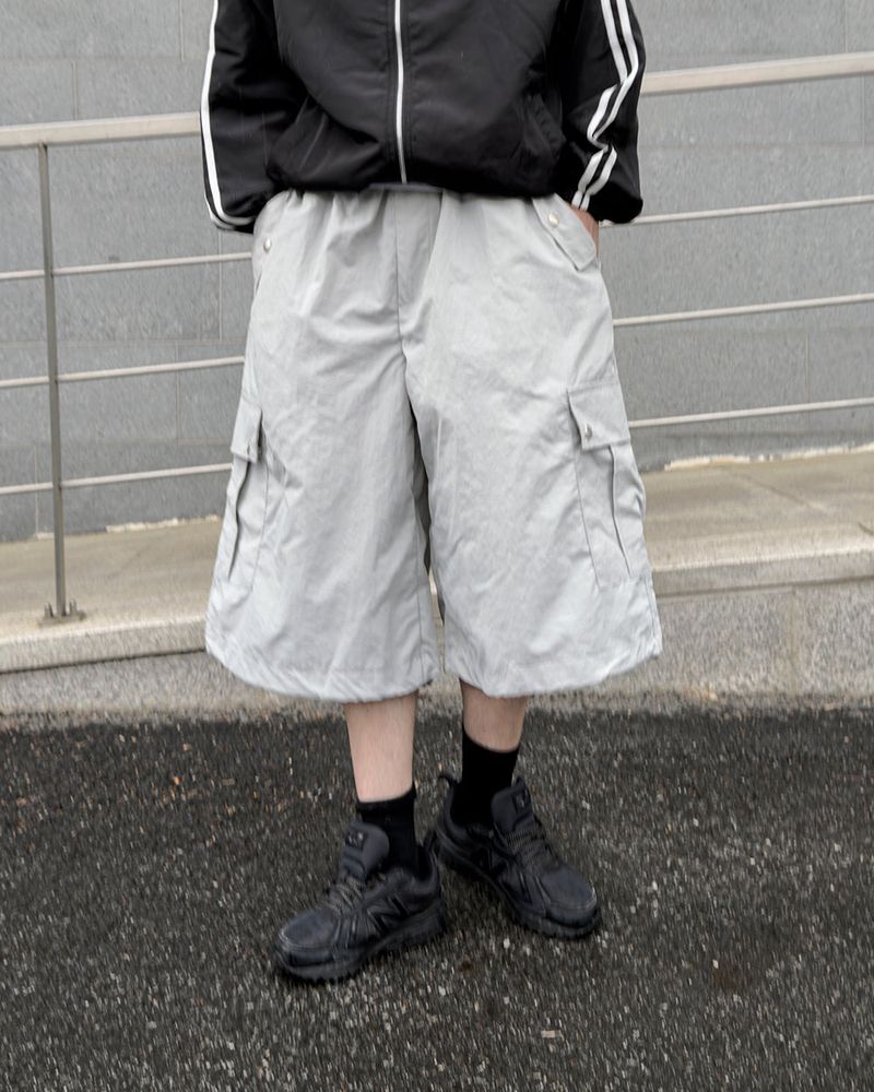 Kelt Nylon Cargo Bermuda Pants