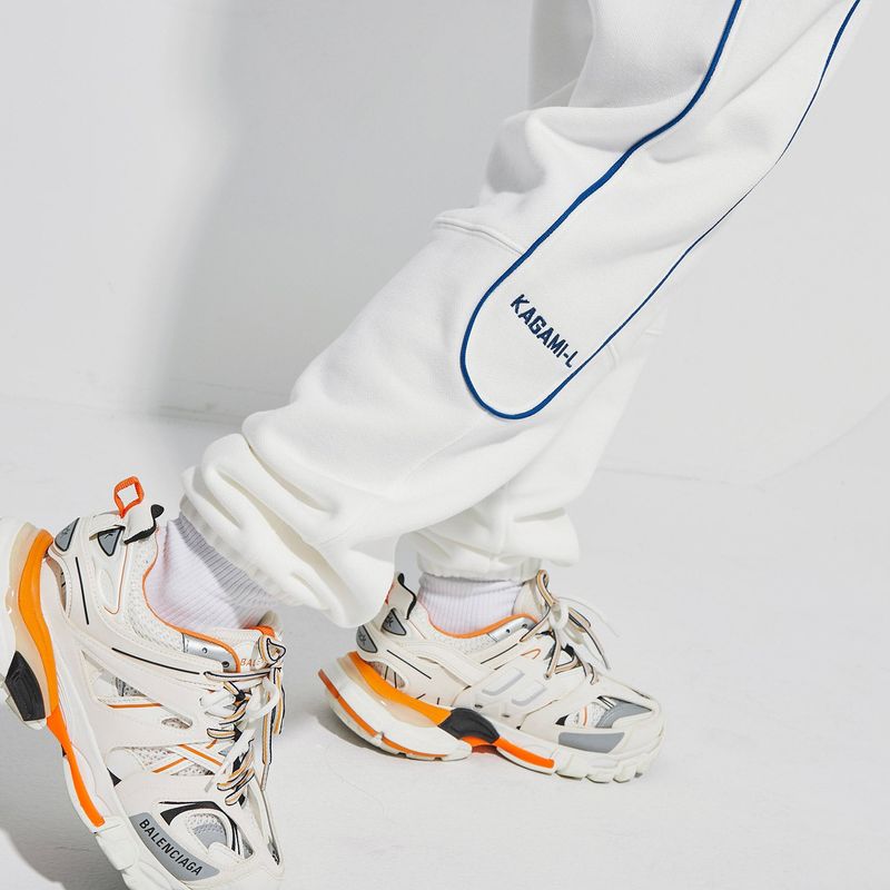 Blue Side Line Pants