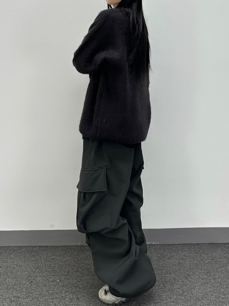 utility nylon fleece pants