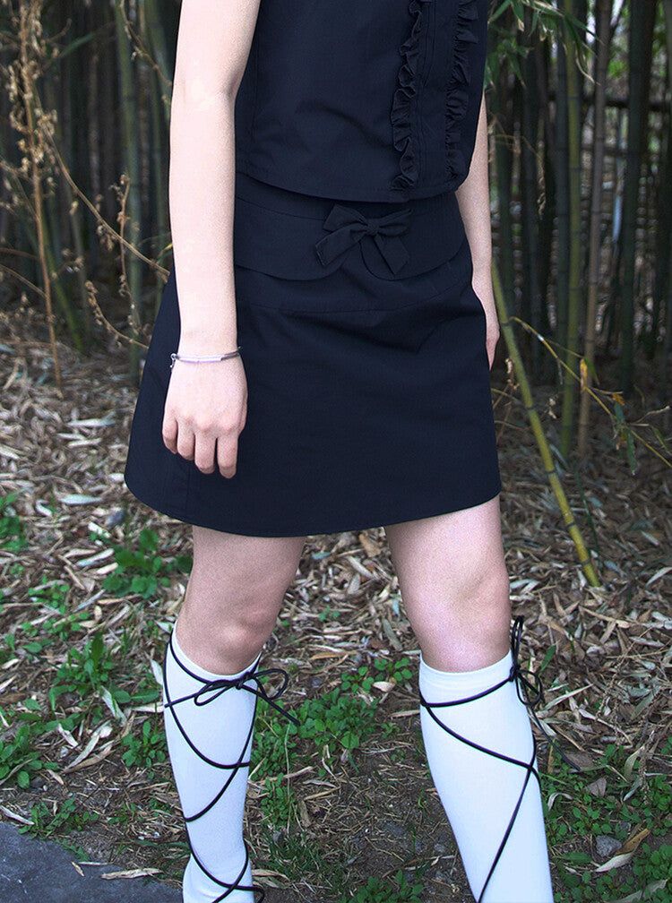 Petal Angelring Skirt (Black)