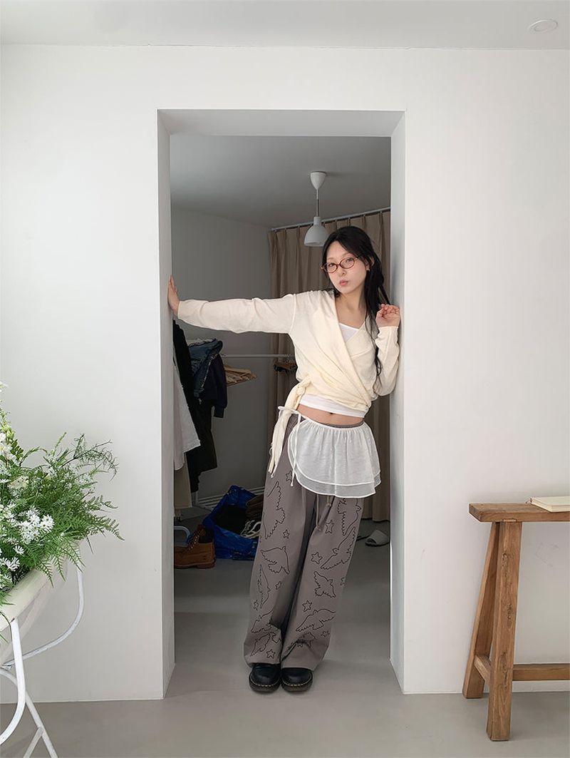BIRD TUCK BANDING SLACKS (2C)