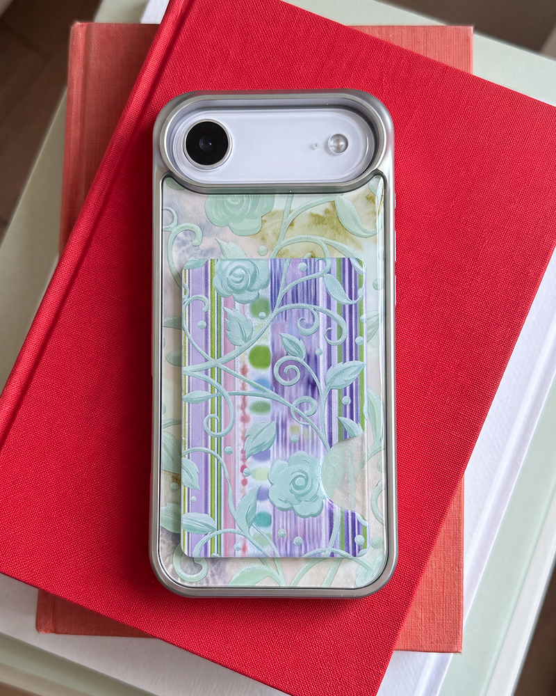 flatf (violet) magsafe card pocket 