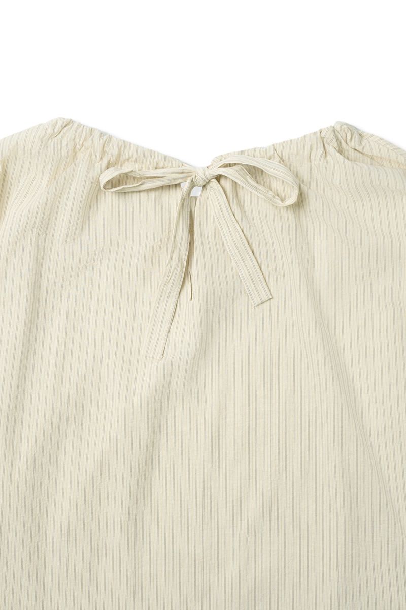 Bare stripe blouse_cream