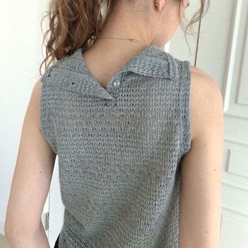Elrocio neck vest (gray)