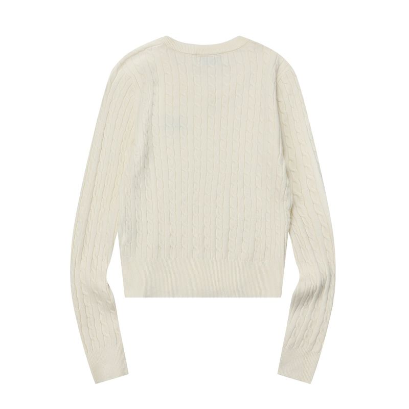 PRIMROSE V-NECK CROP KNIT (6COLOR)