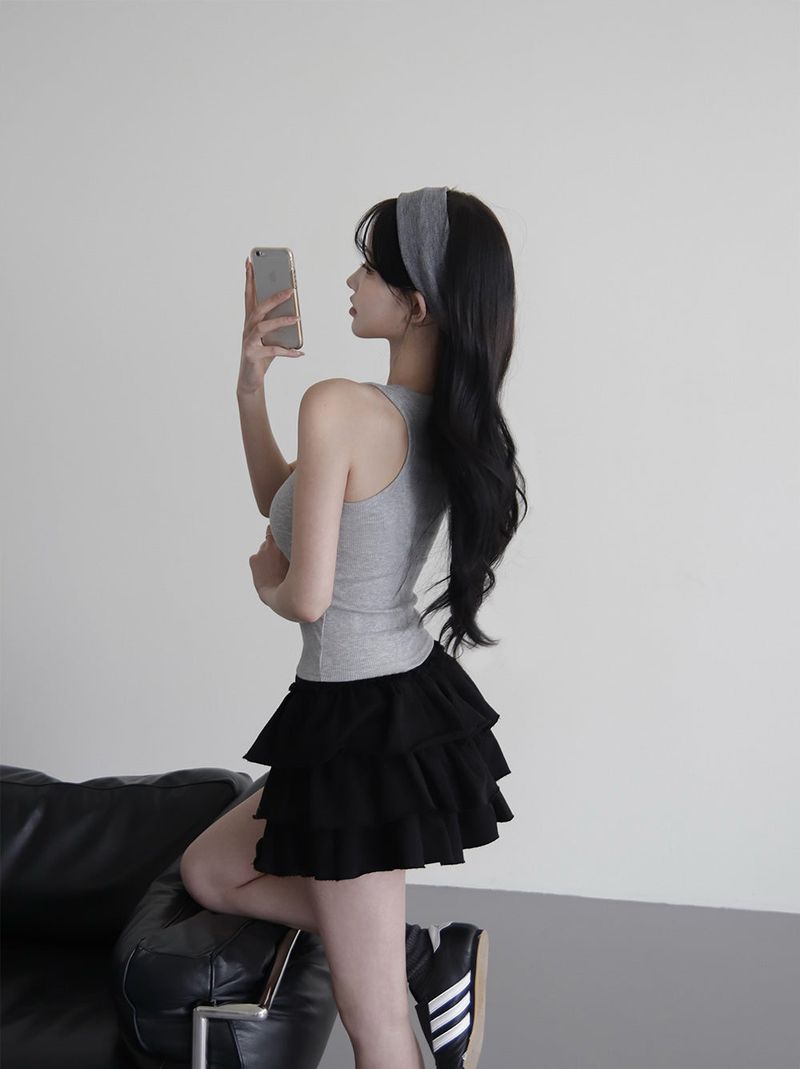 [MADE] Cabbage, Teard Miniskirt Pants
