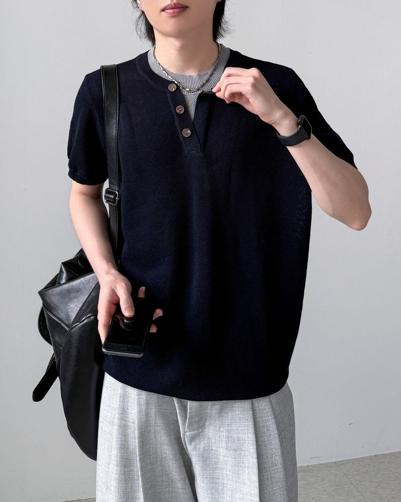 Neuron Layered Half Knit