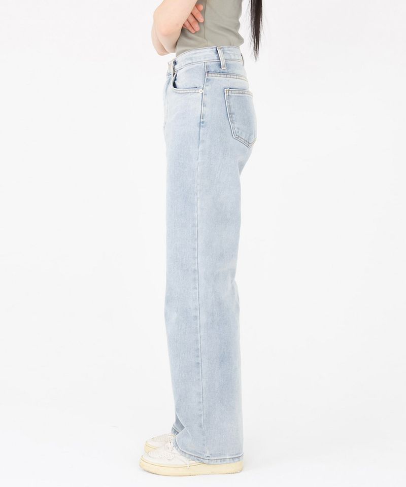 WASHED WIDE DENIM PANTS [2color]