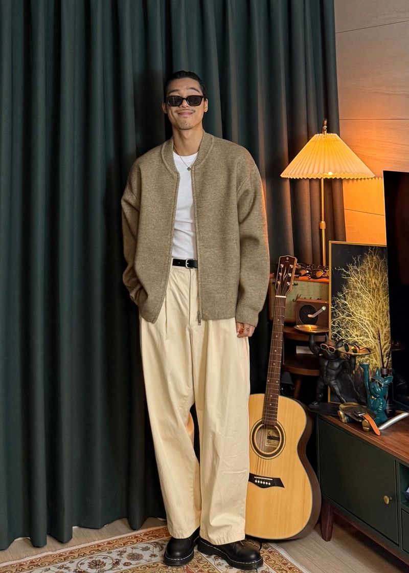 Perion Round Two-Way Cardigan 5COLOR