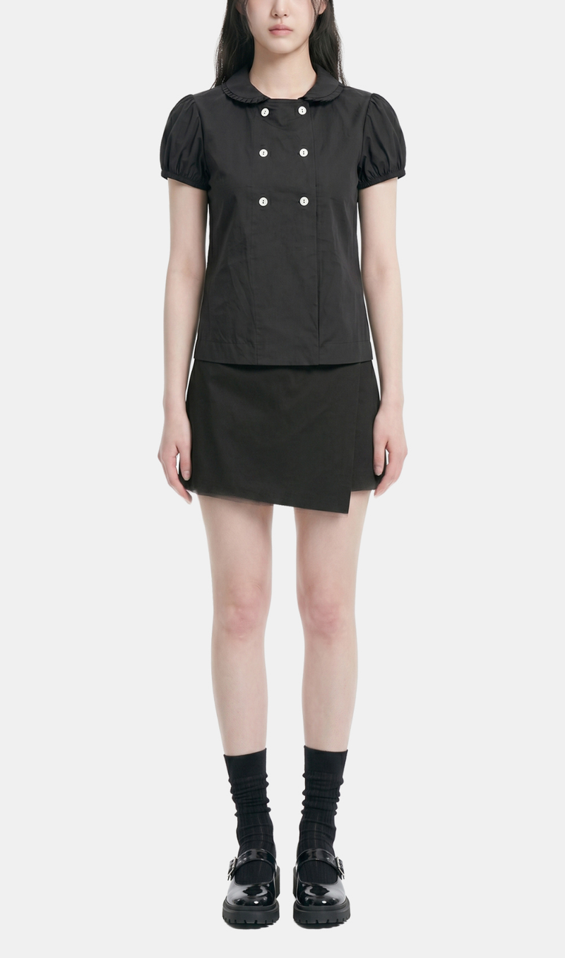 Vira Round Collar Blouse