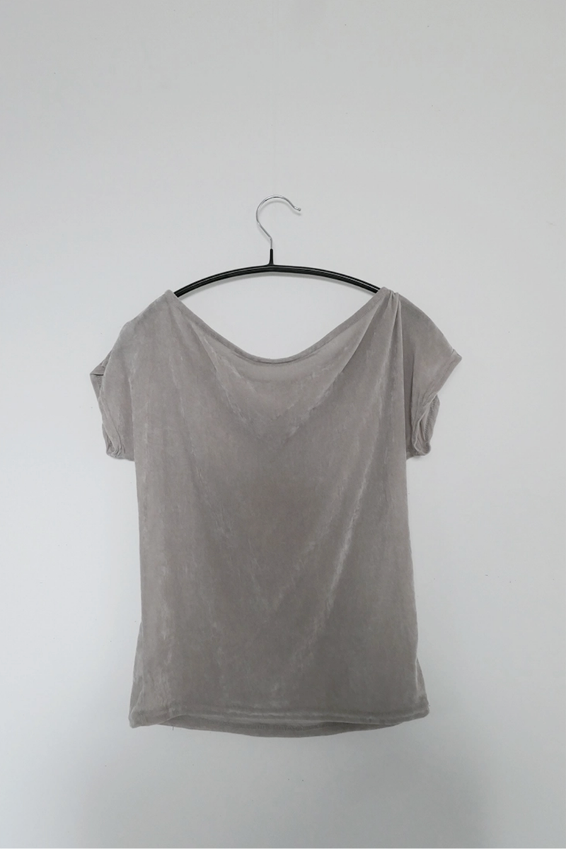 soft cowl neck T (2c)