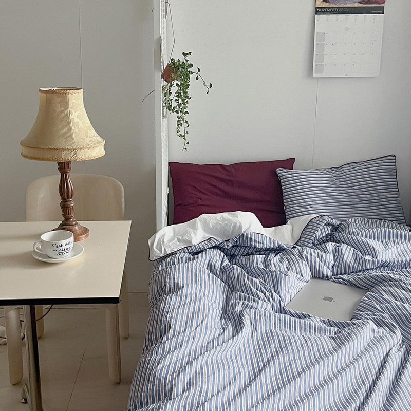  marchen stripe duvet cover (SS/160x210cm)
