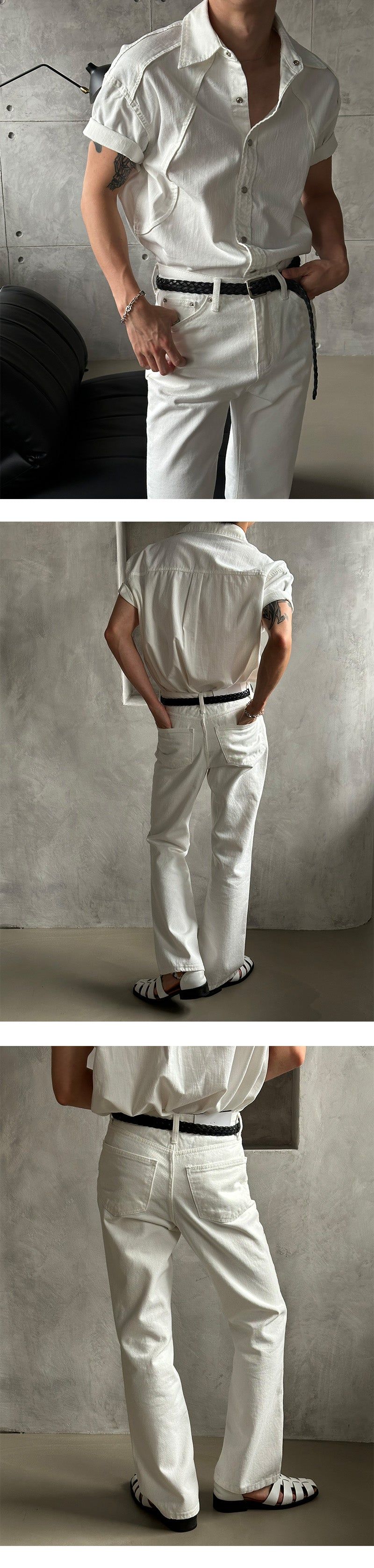 [UNISEX] Basic flare boots cut pants (2color)