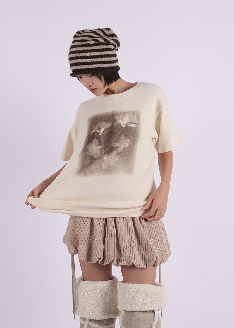CABLE PUMPKIN SKIRT