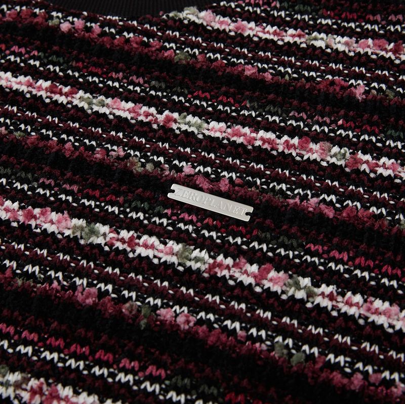 オーバーフィットニットロングスリーブ / Overfit Knit Long Sleeve	[PURPLE]