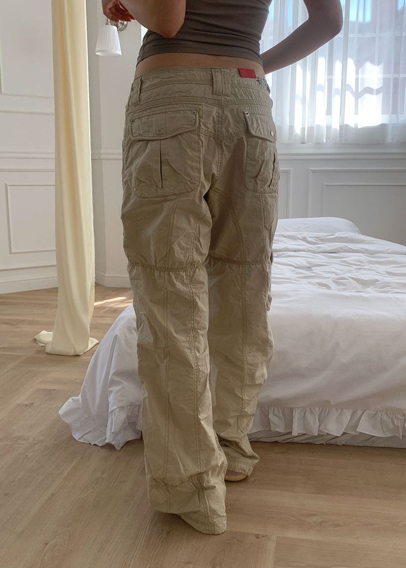 CRISPY CARGO PANTS (3color)