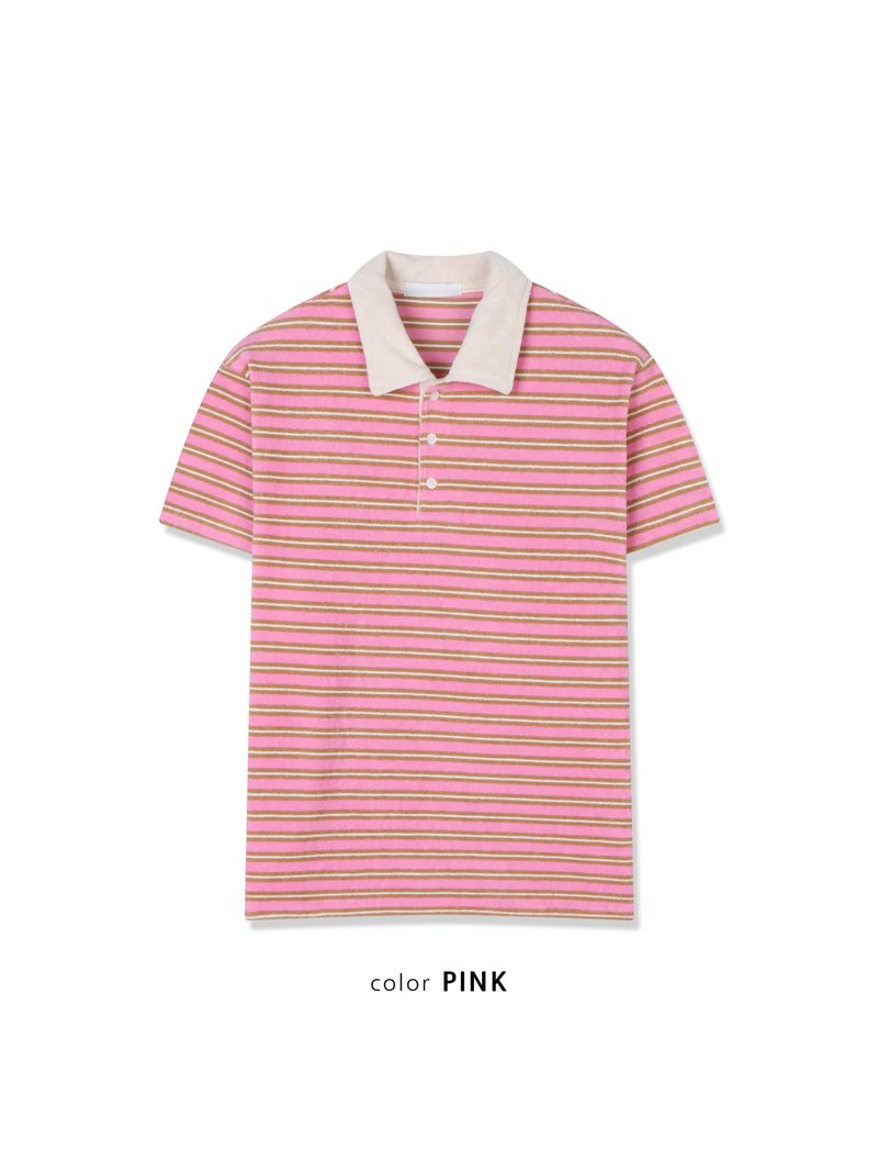 Barney Terry Collar Top