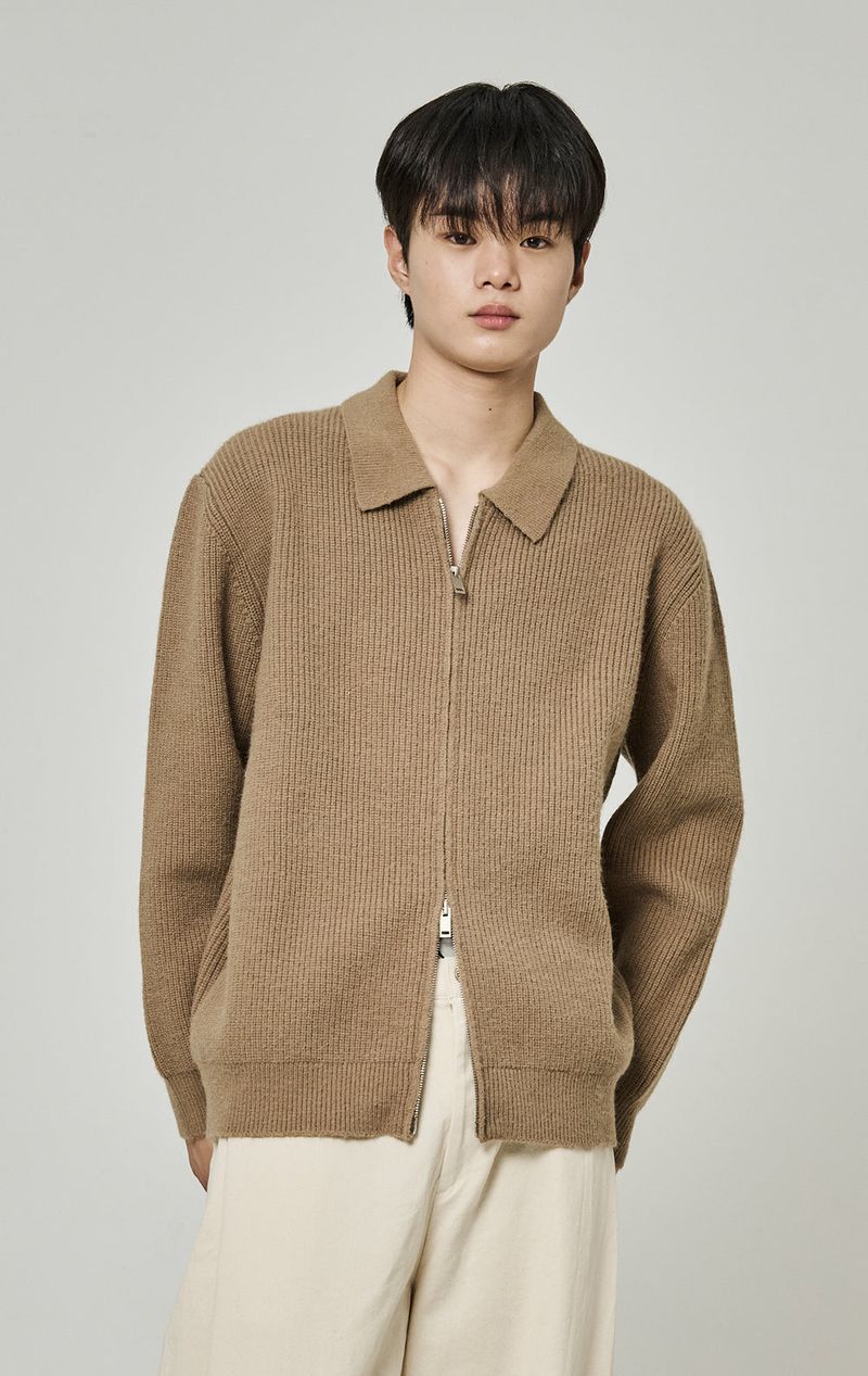 ZIP UP KNIT