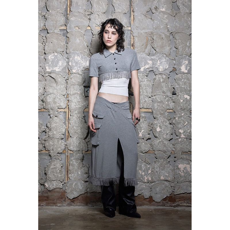 FRINGE CROP POLO