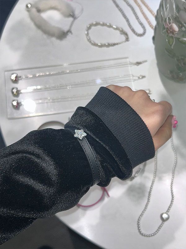 Leather Star Bracelet