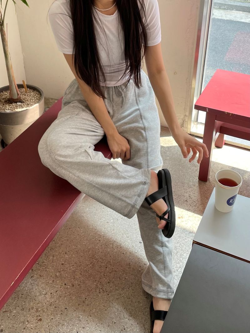 Tight slim half T