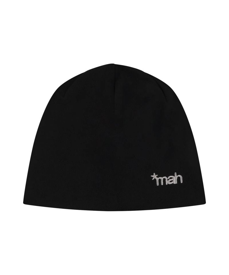 mah LOGO DRAPE BEANIE_BLACK