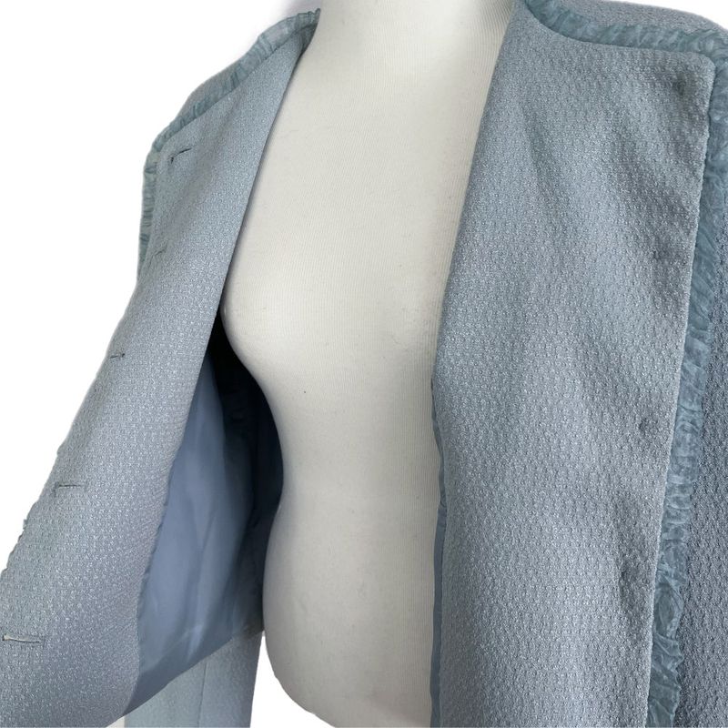 Classic Muse Lace -Trimmed Tweed Jacket