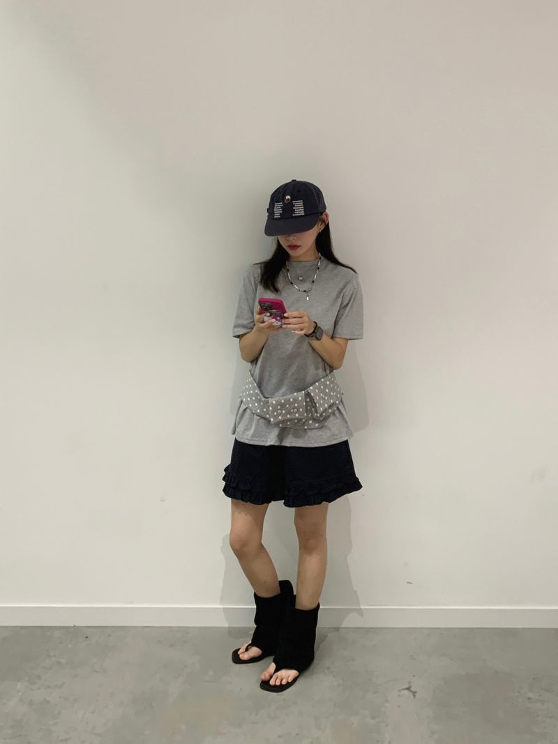 fomfom frill banding shorts (4c)