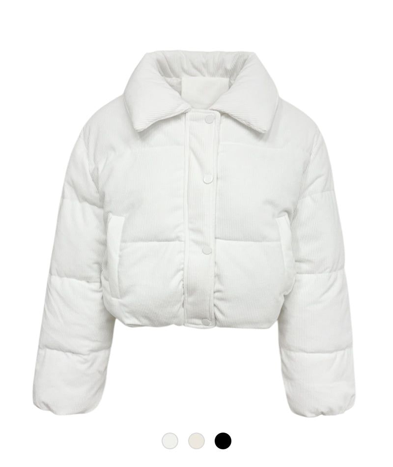 Cozy&Kitsch(コージーアンドキッチ)の「Nero Corduroy Short Padded Jumper(Jackets/Outerwear)」