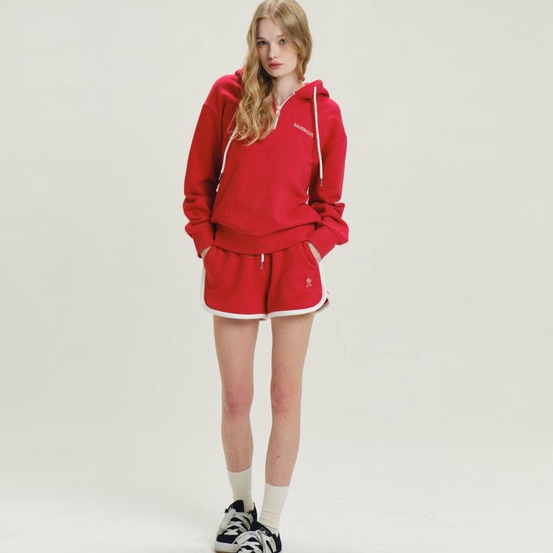 Sportive Short Pants Red