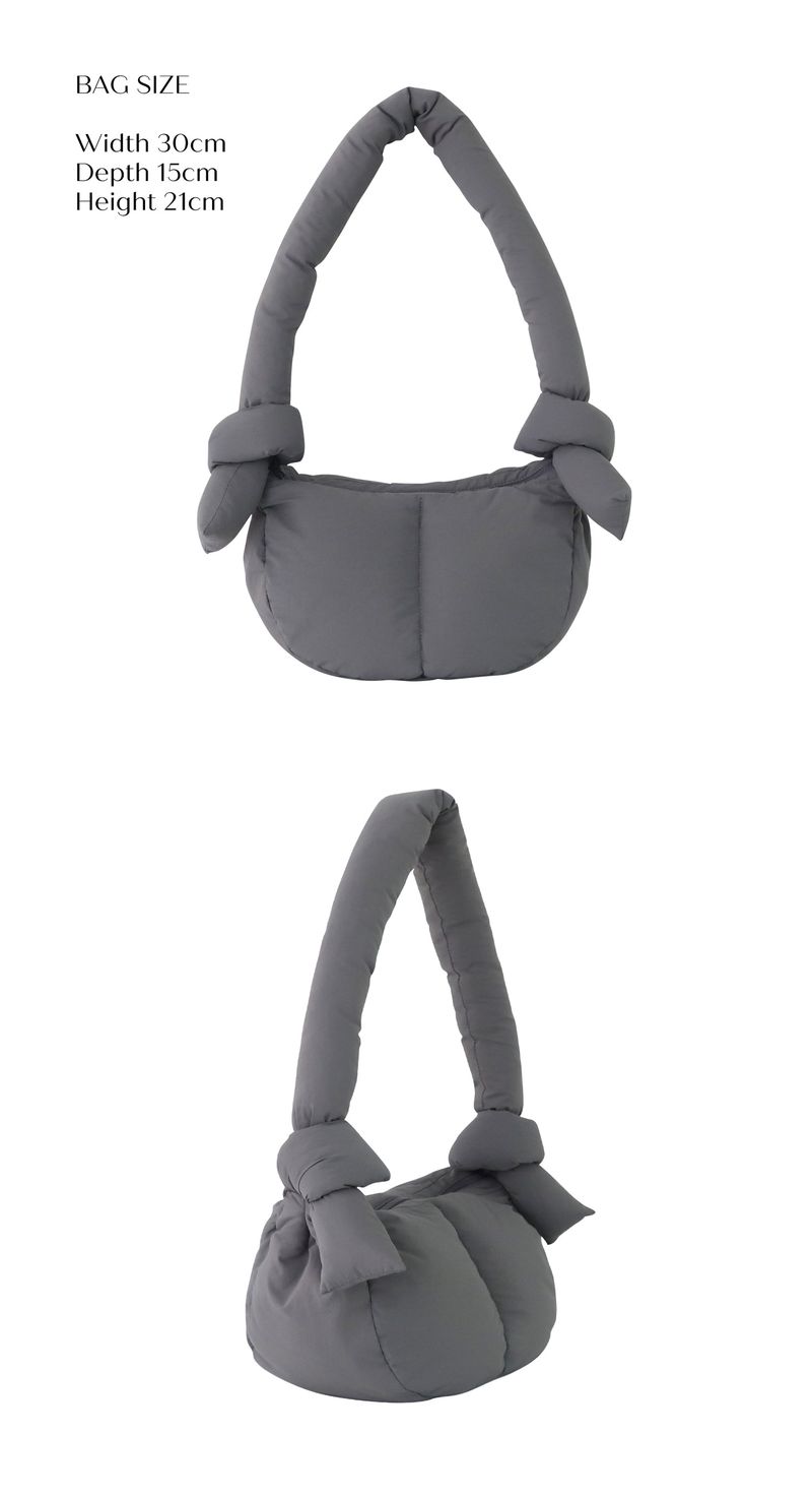 PILLOW CROSS BAG GREY