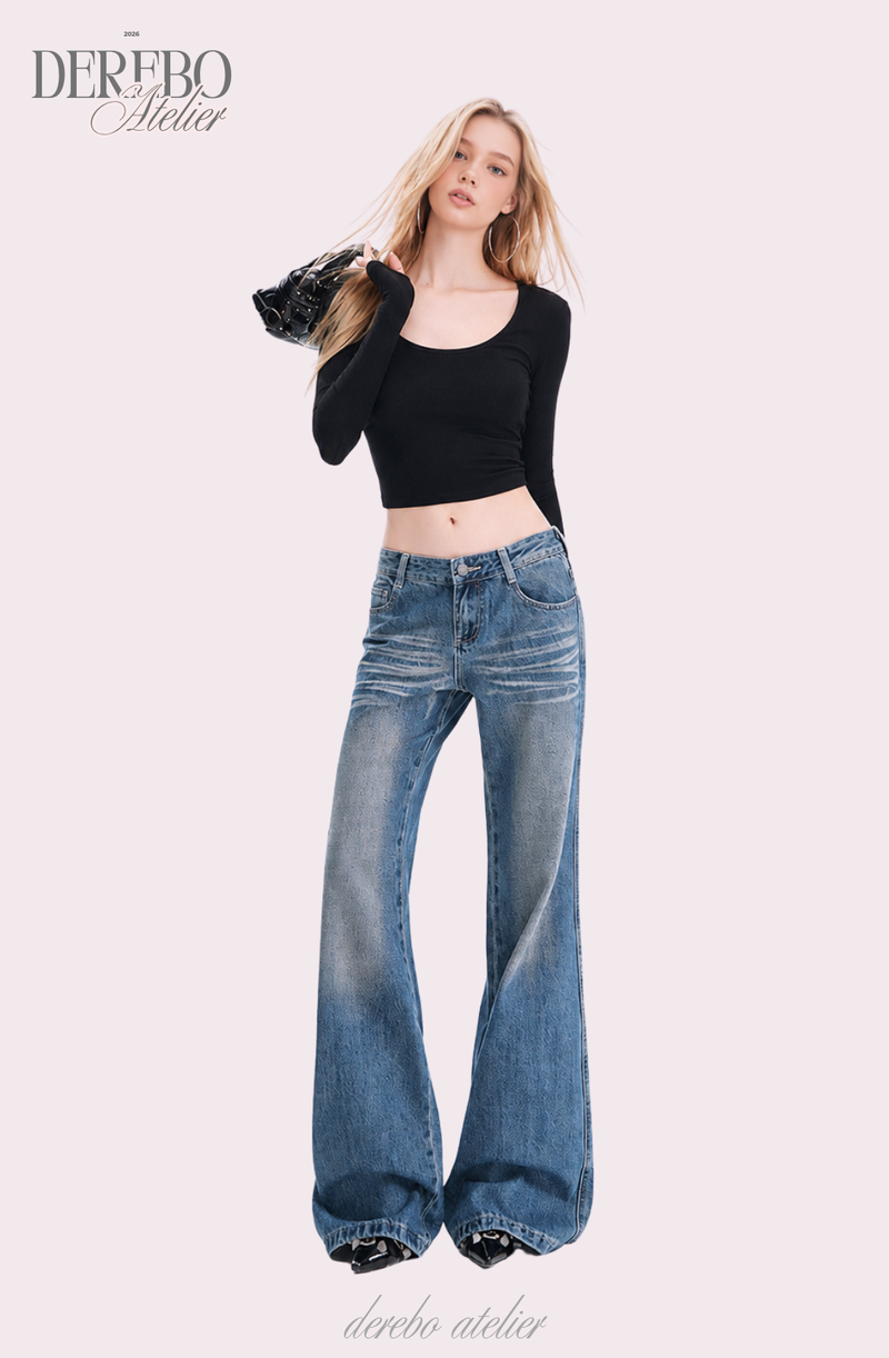 Days Light blue long fit denim pants