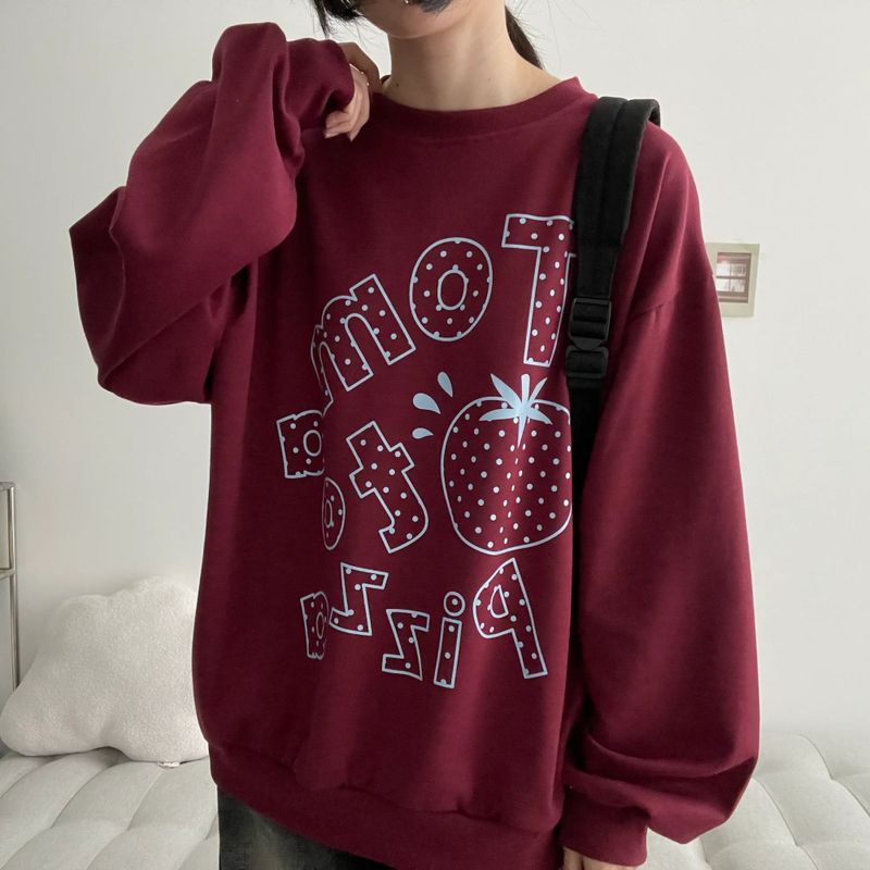 Dot Tomato Sweatshirt (4 colors) H&L