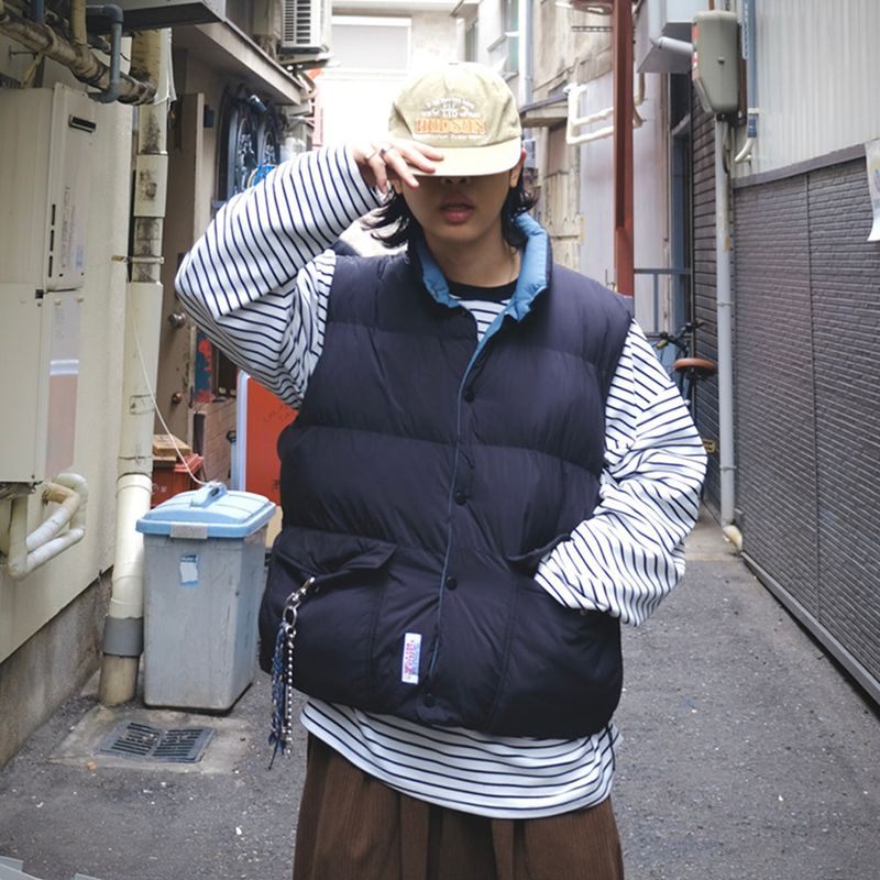 SEMIKAJI（セミカジ）の「KI Riversible Color Point Padding Vest（Jackets/Outerwear）」